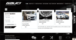 Desktop Screenshot of gauciautomobiles.com